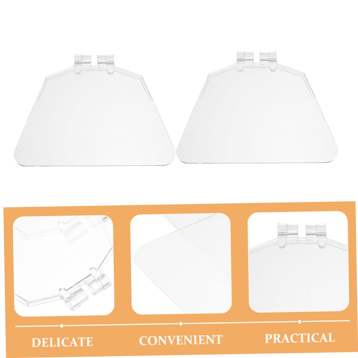 WOONEKY Bench Eye Protector Pcs Plastic Guard for Desktop Mill Bench Grinder Sheilds