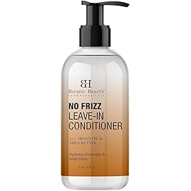 Botanic Hearth Acondicionador para Cabello Rizado, Encrespado, Seco y Daado | Acondicionador Desenredante Con Manteca de Karit, Aceite de Argn y Alantona | Suavizar Los Flyaways y Agregar Brillo |
