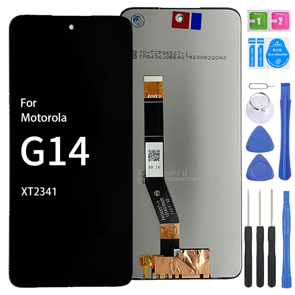 Écran LCD compatible Motorola G14 XT-2341 tactile complet avec kit outils noir - 8