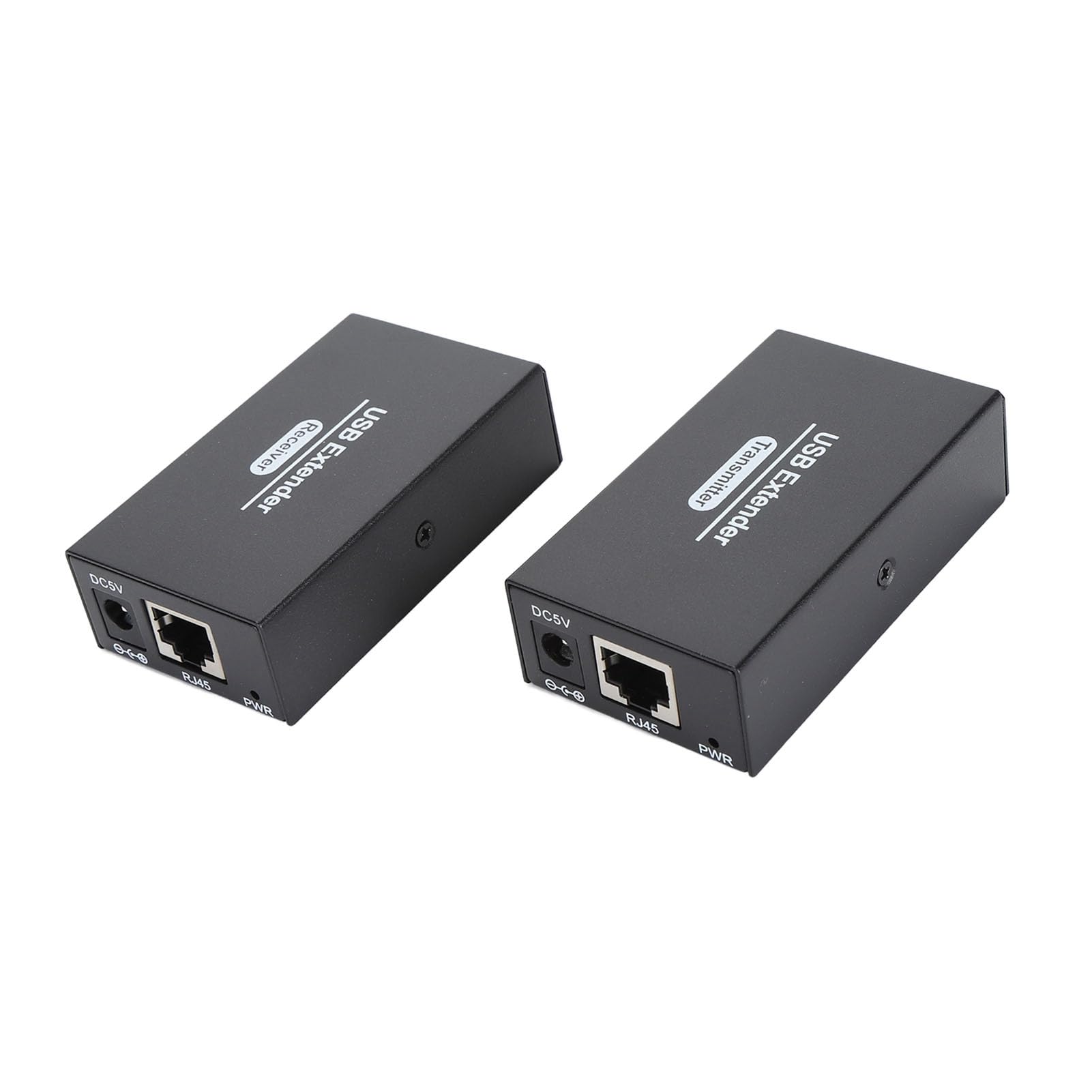 Extensor USB sobre Cat5e/Cat6/CAT7, Extensor Ethernet USB 2.0 de hasta 262 Pies/120 M con 4 Concentradores USB 2.0, Extensor USB RJ45 Plug and Play para Todos los Sistemas