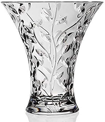 RCR Crystal "LAURUS" Vase 11" - Made in Italy