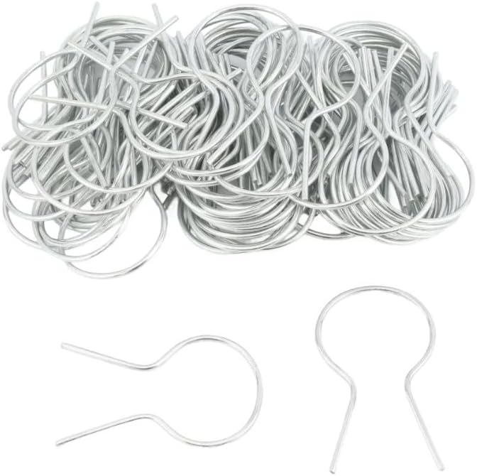 EZ Twist 1 5/8" Preformed 11 Gauge Galvanized Steel Fence Ties - (100 Pack)