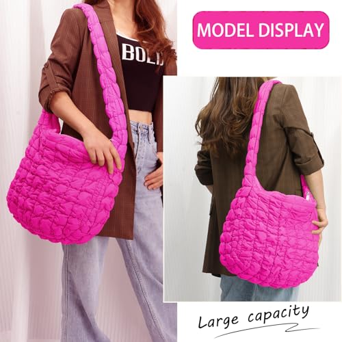 Bolso acolchado tipo tote grande GOKTOW miniatura 2
