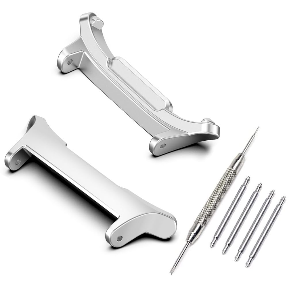 Connectors Compatible for Samsung Galaxy Watch Ultra Bands Adapter, Stainless Steel No Gap Band Connector Adapter Replacement for Galaxy Watch Ultra 47mm-image-0