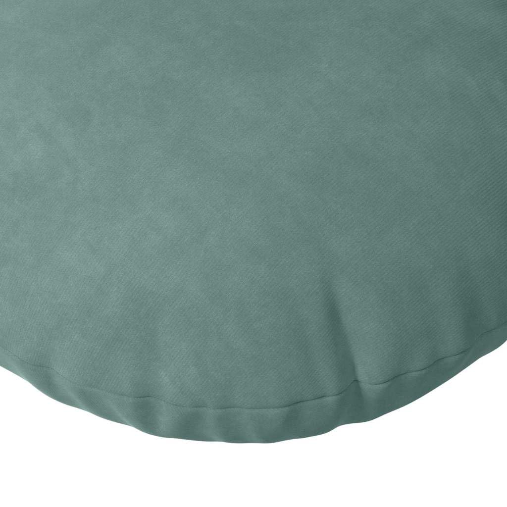 Juego de 2 cojines para el suelo, color verde mar, 60 x 21 cm