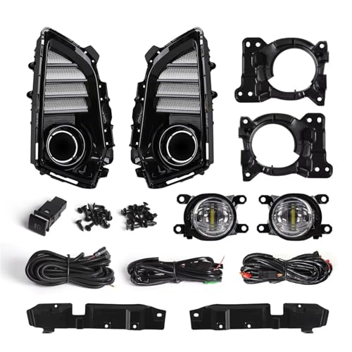 Fog Lamp For Toyota For Yaris For Ativ For Vios 2022 2023 Led Fog Lamp Drl Daytime Running Lights Front Bumper Headlight Cover Wire Harness