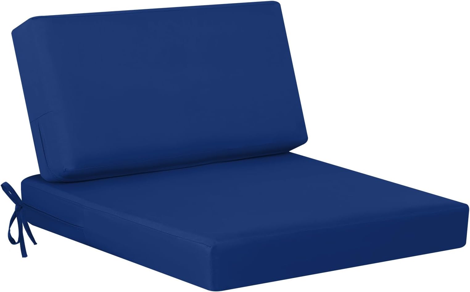 idee-home Outdoor Cushions for Patio Furniture, Outdoor Seat Cushion, Waterproof Couch Hampton Bay Deep Seat Replacement Chair Cushions for Garden Lawn Backyard Deck, 26.5 x 26.5 Navy BueOEKO-TEX STANDARD 100