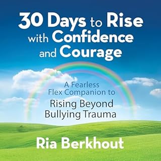 Diseño de la portada del título 30 Days to Rise with Confidence and Courage