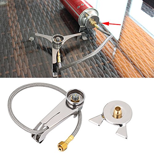 Gas Bottle Convert , Gas Convert Adapter Outdoor Mini Long Cylinder Gas Tank Conversion Head Adapter for Camping Hiking