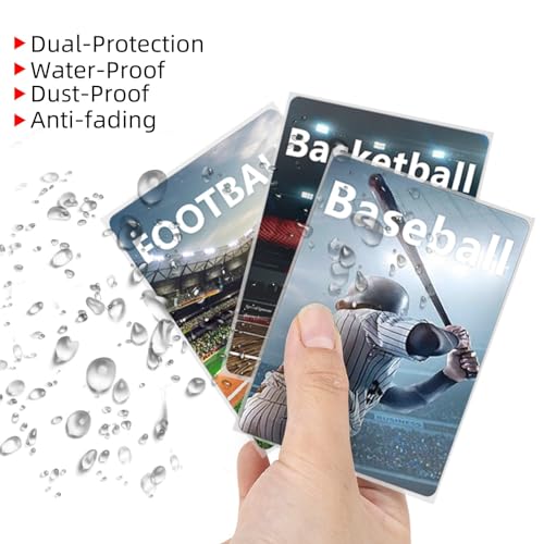 Mlikero 600 Pcs Clear Card Sleeves, Standard Size Trading Card Sleeves Cards Protector Fit for MTG Football, Sports - Image 3
