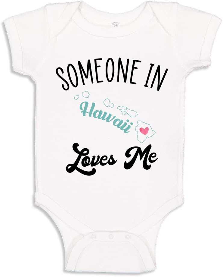 Long Distance Gift for Baby Someone Loves Me Out of State Infant Bodysuit One Piece