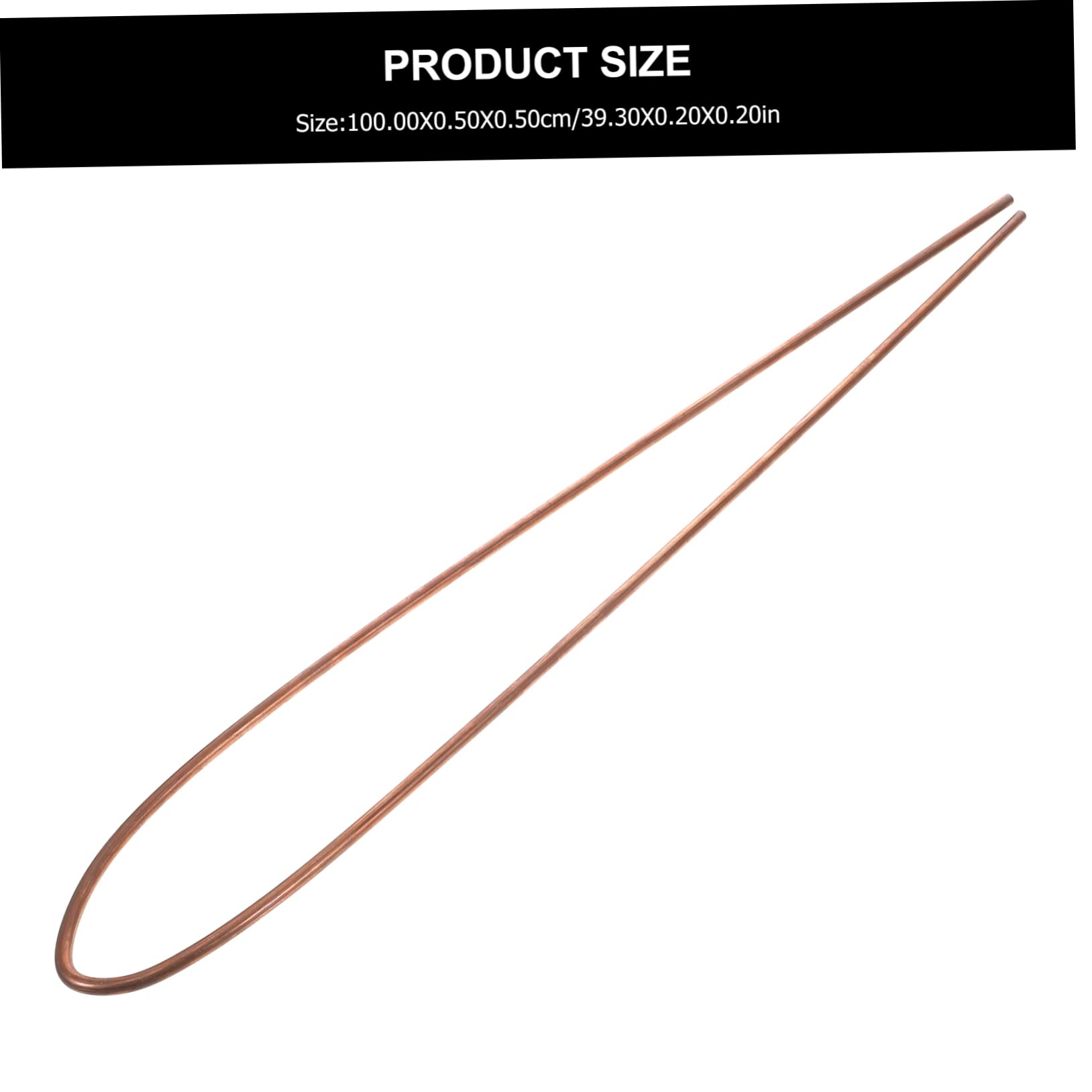 FUNOMOCYA 1 Copper Rod Round Rod Round Bar Rod Copper Bar Metal Rods for Crafts Metal Crafting Rods Copper and Zinc Rods Copper Grounding Rod Copper Sticks for Crafts Copper Dowsing Rods