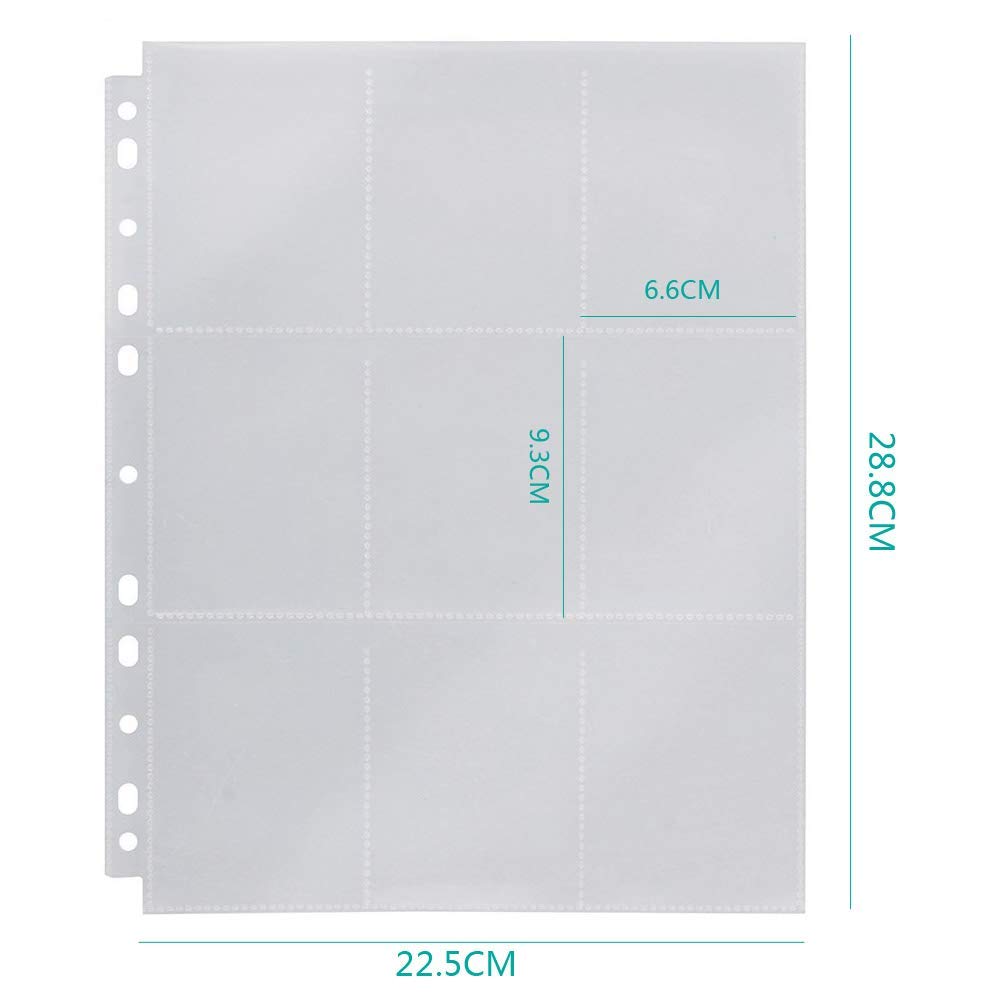 Amazon.co.jp: 50枚入りトレカファイル カードファイル9ポケットカード