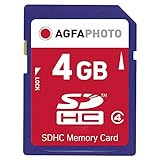Agfaphoto Secure Digital De Alta Capacidad De Tarjeta De Memoria (Sdhc) De 4Gb Eco