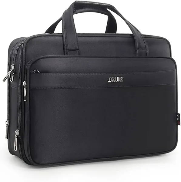 Large Briefcases For Men Canvas Tote Bag Laptop Case Computer Bag Business Work Bag Office