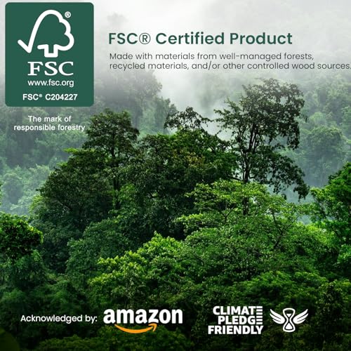 Honeycomb Packing Paper 12" x 55ft with Rope & 20 Fragile Stickers|Shipping & Moving Supplies|Small Business Packaging Supplies|Eco Friendly Bubble Wrap Packing Boxes for Moving Certified FSC C204227