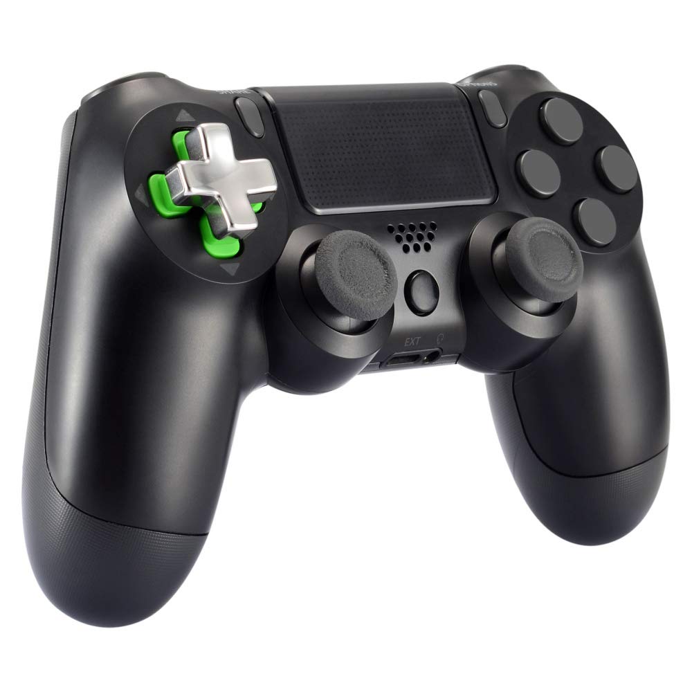 eXtremeRate Pulsanti Ricambio per ps4 Slim Pro Controller D-pad Tasti Croci Direzionali Metallo Magnetico Ricambio per ps4 Joystick(3 in 1)