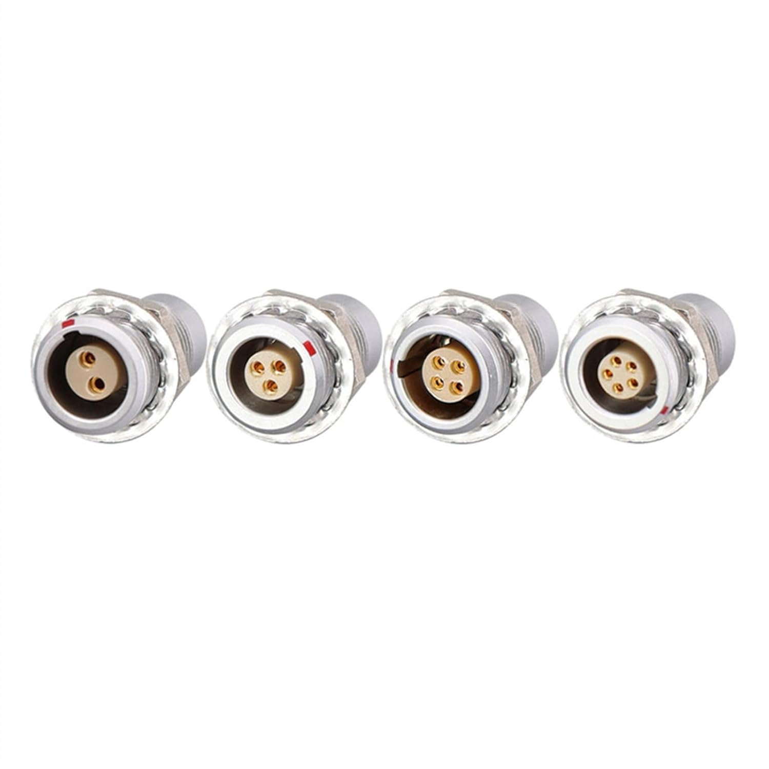 00B Connector 2 3 4 5 Pin FGG Plug for Sound Device Metal Circular Aviation Plug Cable Connector Egg Socket 1Pcs(5PIN Plug Socket)