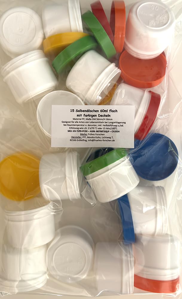 30 Vasettti Per Creme - 35ml, Piatti, Made In Germany - Foto 4