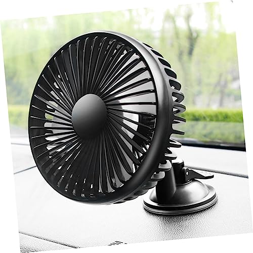 Ventilador de coche silencioso y giratorio NUOBESTY portátil con conexión USB para verano 5