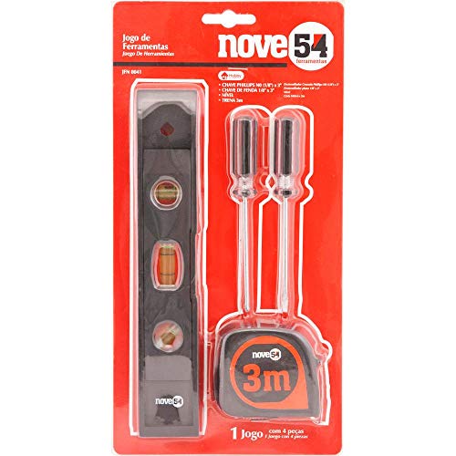 Nove54, Jogo De Ferramentas Com 4 Peças, Jfn 041.