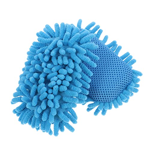 TOGEVAL Chalkboard Eraser Sponge 2 Pcs Chenille Cleaning Sponge for Blackboard Wiper and Whiteboard Cleaning