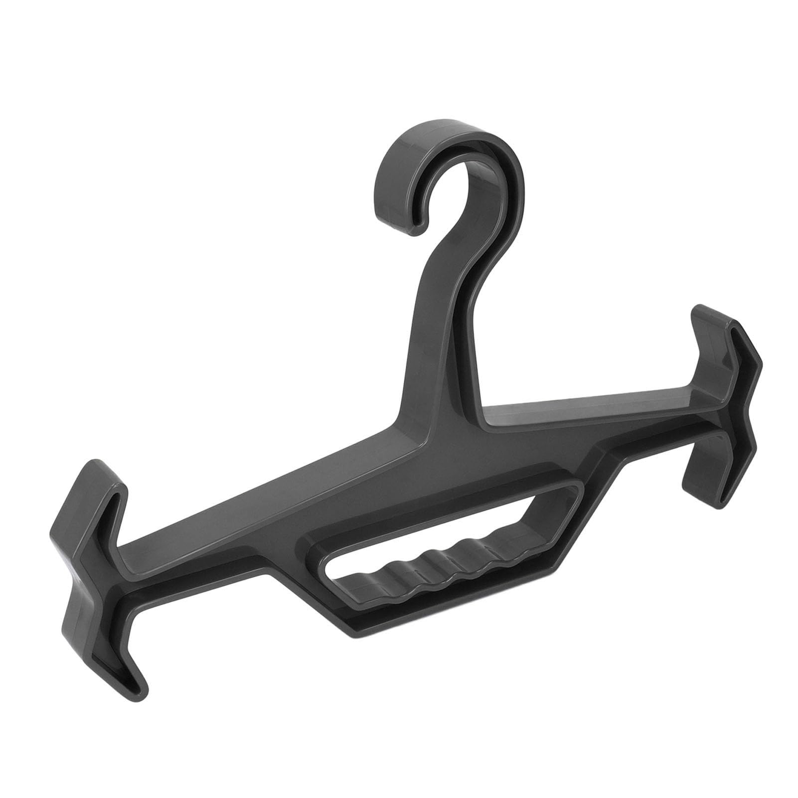Elprico Percha de Servicio Pesado Multipropósito, Anti-Deslizamiento, Colgador de Ropa de Alto Soporte de Carga, Ideal para Armadura Corporal, Policía, Equipo Militar, Buceo, Equipo de (Black)