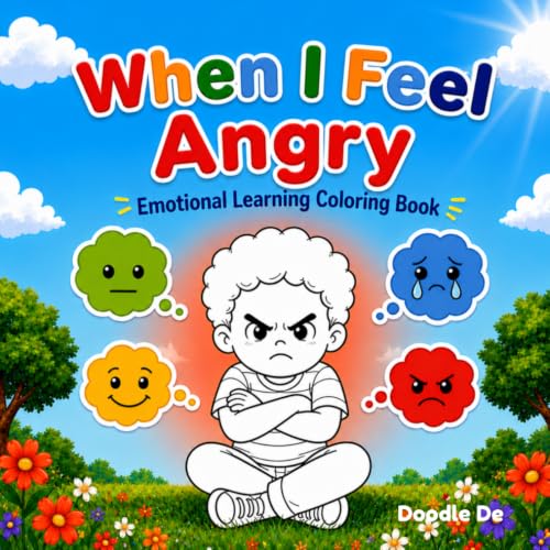 When I Get Angry: A Calming & Emotional Learning Coloring