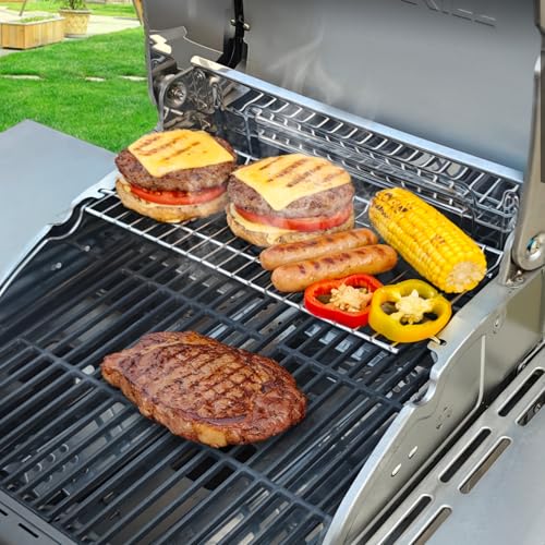 Utheer Stainless Steel Warming Rack for Nexgrill 720-0864 720-0864R Gas Grills, 16.8" x 7.2" Stainless Steel Upper Warming Rack Replacement for Nexgrill 2 Burner Grill by Utheer - Image 6
