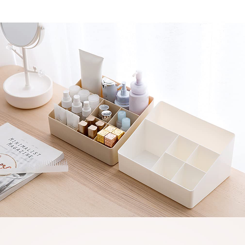 Make-up Organizer Aufbewahrungsfach Für Badezimmer, Schrank Kosmetik Organizer Aufbewahrungshalter, Arbeitsplatte Waschtischvitrine Mit 6 Fächern, Gray