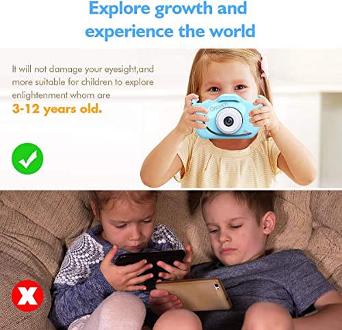 Kids Camera for Girls/Boys 3-9 Year Old Toys for Girls/Boys, Christmas Birthday Gift for Age 6-9 Girls/Boys Kids Digital Dual Camera, Selfie Camera for Kids, 32GB Memory Card