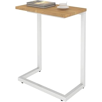 Combination Of Life C Shaped 12mm Thick Acrylic Sofa Side Slide End Coffee Table Clear 58x35x31 8cm Amazon Co Uk Kitchen Home