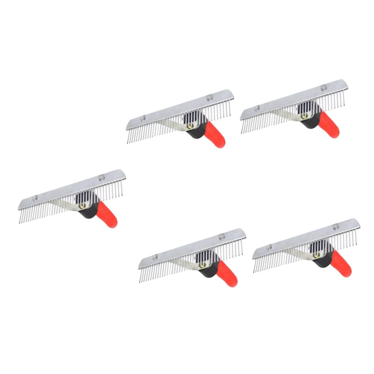 Yardwe Lot De 5 Brosses De Nettoyage Pour Animaux De Compagnie Kit De Peignes Pour Chiens Tondeuses Professionnelles Pour Chiens Shampoing Pour Chien Râteau Pour Chien Peignes Extra