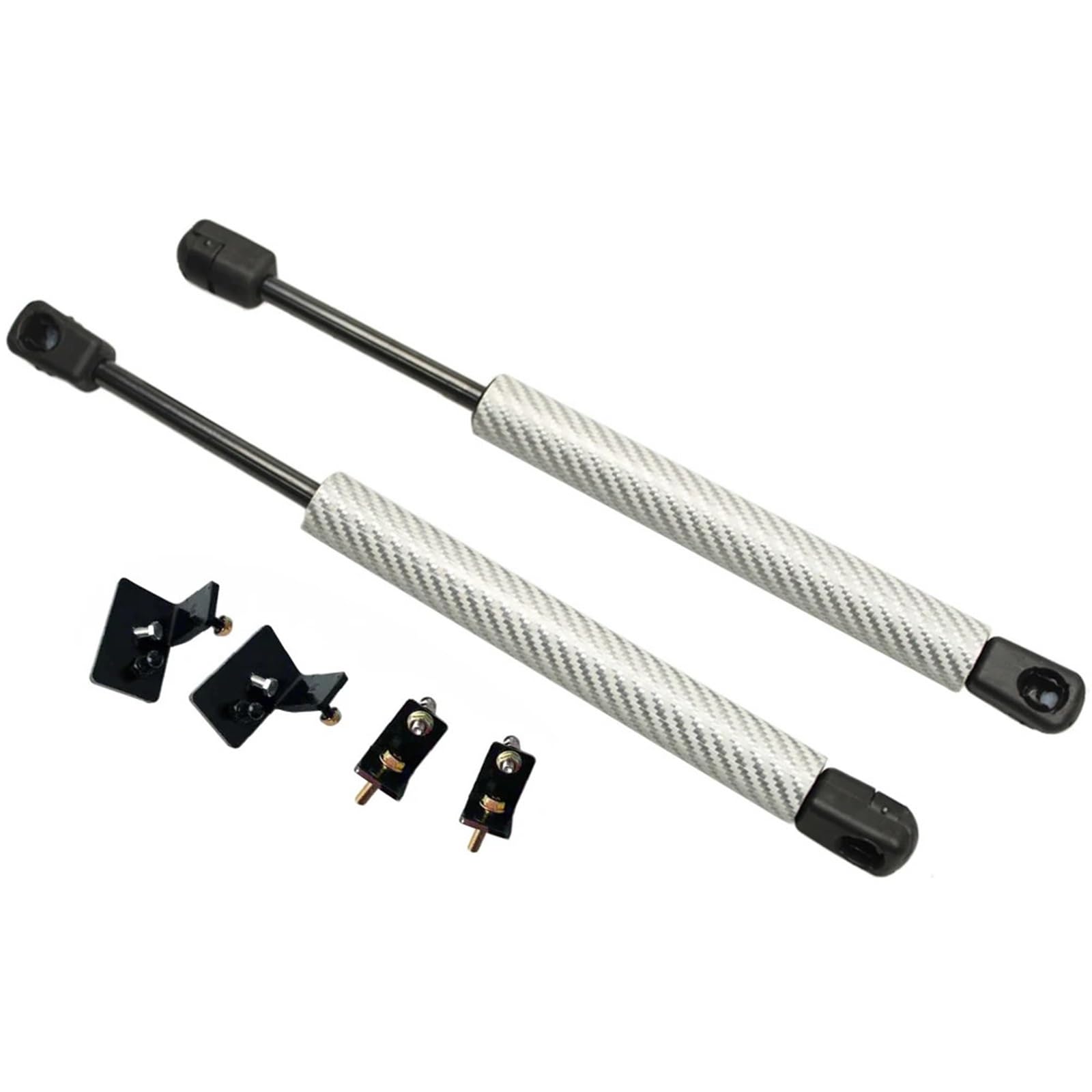 Boot Struts Pasuje do Kia Sportage QL KX5 2015-2021. Przednia maska, modyfikacja cylindrów, kolumn, wsporników podnośnika, drążków, amortyzatorów(Silver carbon fiber)