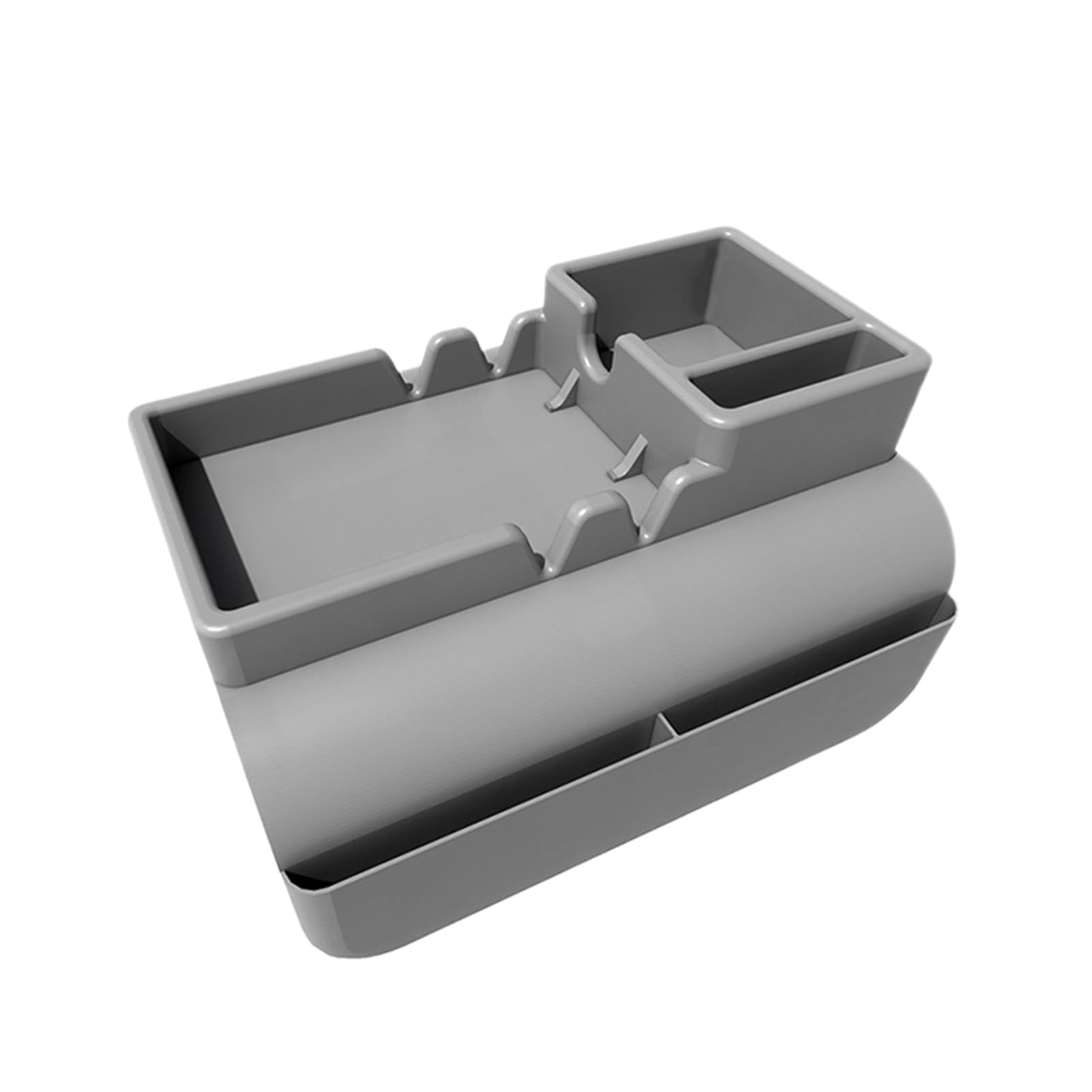 Soporte de silicona para vasos de sofá con bolsillo lateral organizador