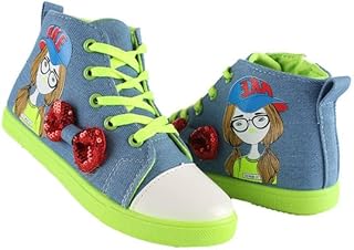 هاف بوت بنات كاجوال قماش قالب صغير مقاس