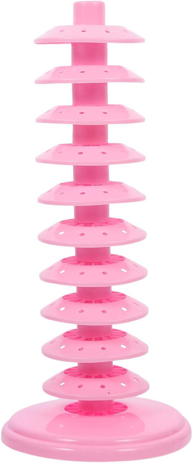 Ciieeo 1pc Multi-layer Lollipop Holder Display Stand Adjustable for Parties Weddings and Dessert Shops Material Design