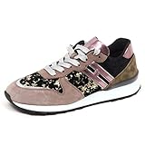 hogan rebel sneaker herren  Hogan E0302 Sneaker Donna R261 Leather/Velvet Paillettes Shoe Woman [35]