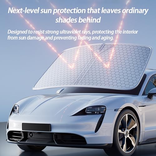 Pare soleil pare brise voiture Mercedes EQS V297 en tissu flexible premium