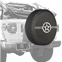 Boomerang - Air Force Star - 33" Soft JL Tire Cover for Jeep Wrangler JL with Back-up Camera - Rubicon 2018-2024