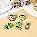 Mabor 5Pcs Funny Animal Enamel Brooch Pins Badges, Cat Enamel Pins Set Cartoon Lapel Badges for Women Girl Cute Black Cat Pins for Bags Clothing
