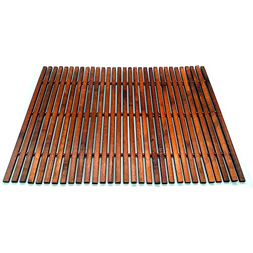 Solagua Salvamantel de Bambú Individual Pack de 4 Manteles Enrollables Antideslizantes y Antimanchas (30 x 45 cm, Art.225)