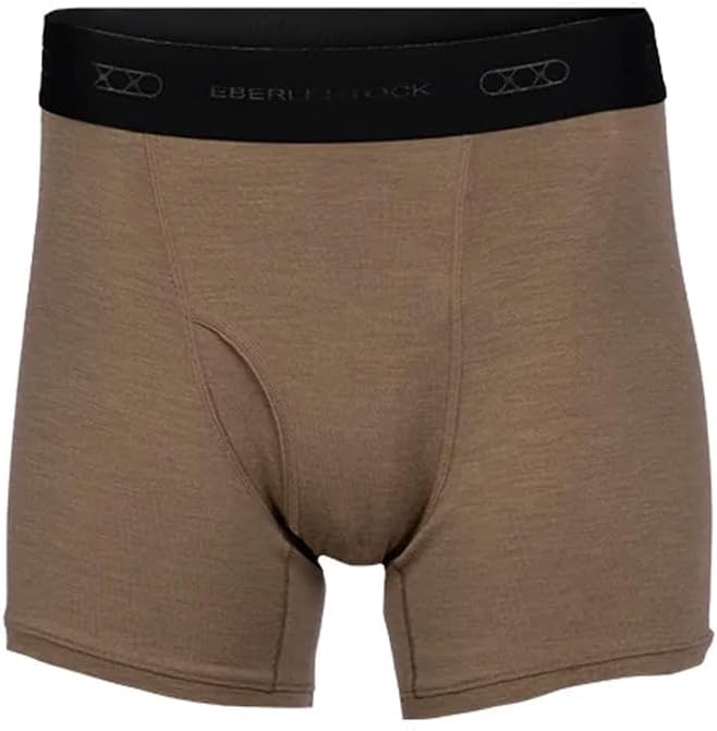 Eberlestock Lochsa Merino Brief, Chafe-Free Base Layer for Hot and Cold Conditions, 180 GSM, Dry Earth, X-Large