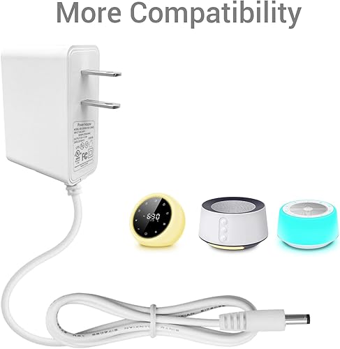 Miniatura 2 de BGOVERSS Cargador de máquina de sonido de ruido blanco - Compatible con BGOVERSS SF407, T126L, TP2, TP1 - Cable de fuente de alimentación de