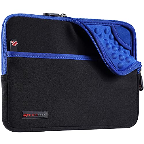 TECHGEAR (9-11 Pulgadas Funda Protectora de Neopreno Delgada Cremallera Burbujas Anti-Golpes Carcasa Compatible con Samsung Tab A8 10.5 Tab A7 10.4, Tab A 10.1, iPad 10.2, 9.7, Surface Go 2/3 y más
