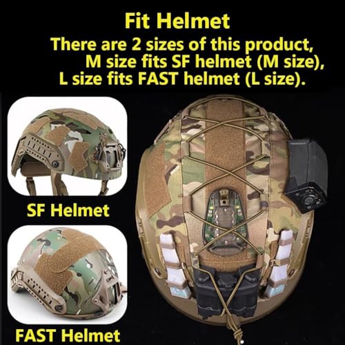 Housse de casque tactique pour camouflage parfait en airsoft