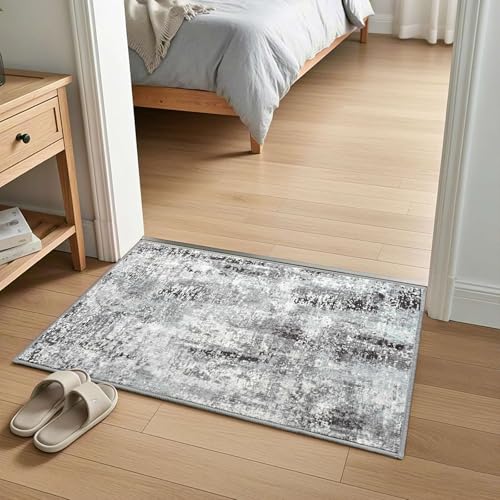 Tapete decorativo moderno gris oscuro 2x3 miniatura 6