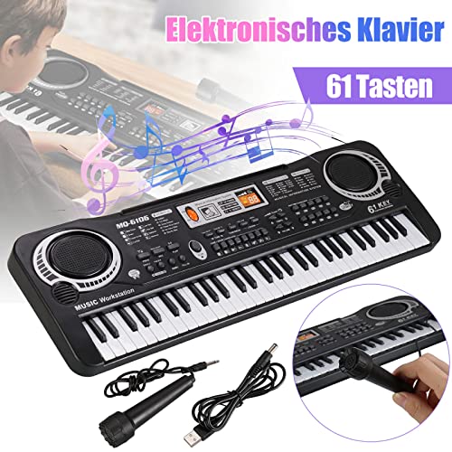 HpLive 61 clés clavier pour enfants, clavier électronique pour piano débutant Clavier électronique portable avec… - Les Beatles, Paul McCartney, John Lennon, RIngo Starr, George Harrison HpLive 61 clés clavier pour enfants, clavier électronique pour piano débutant Clavier électronique portable avec… – Image 6