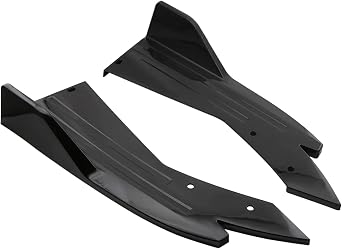 48cm Universal Rear Bumper Protector Canards Splitter Side Skirt Guard Body Kits Compatible for Chrysler 300 300C SRT8 Car AccessoriesGlossy Black