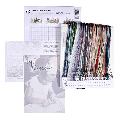 Image of Thea Gouverneur Cross Stitch Kit 19.5 inchX31 inch-New York On Aida (18 Count)